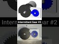 Intermittent Gear #2 #3dprinting #machine #design #engineering #mechanic #mechanism #gear