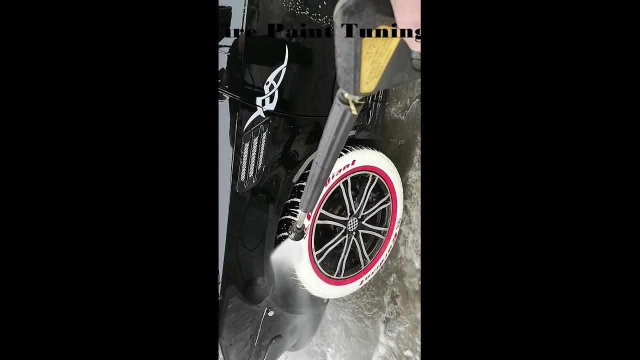 Tire Paint. Краска для шин. Первая мойка белого. - YouTube
