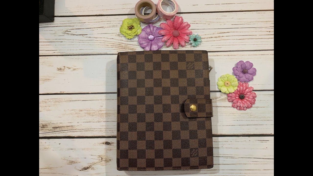 2019 Louis Vuitton Agenda GM Set Up - YouTube