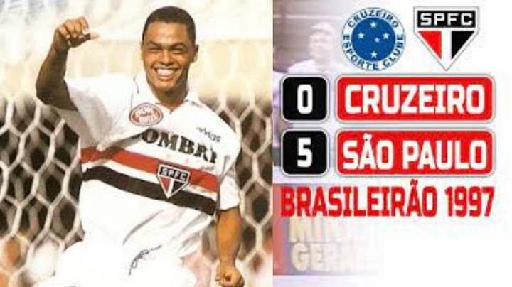 Dodô faz os 5 gols na goleada do São Paulo sobre o Cruzeiro (Brasileirão 1997)