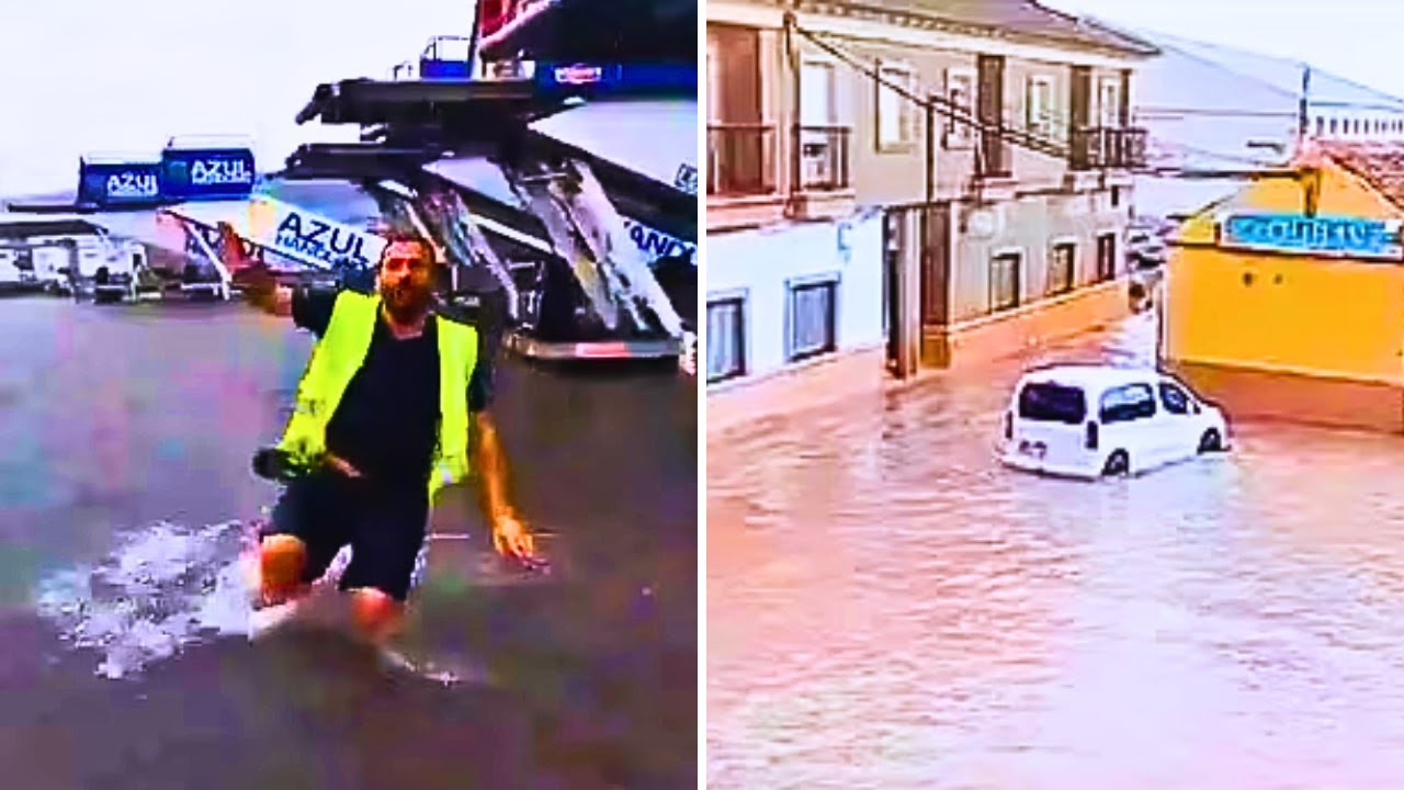 Palma Airport is Paralysed by Huge Storm