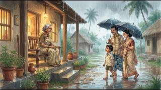 West Bengal Monsoon Season Cozy Family Home Routine Ghibli-Style Asmr