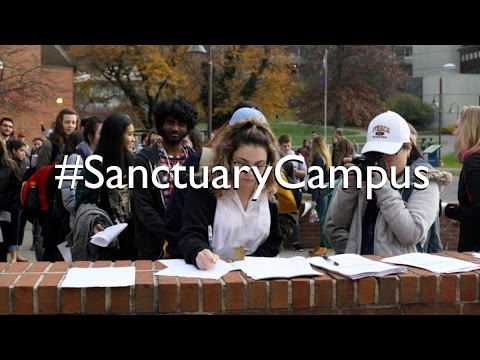#SanctuaryCampus: Ithaca College students rally against Trump's proposed policies