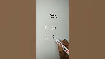 how to draw nose easily for beginners kids toddlers #howtodraw #nose #drawingskill #girldrawing