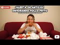 COMIENDO POLLO FRITO CASI ME ATORÓ EN PLENO EN VIVO #yamiletmarquez