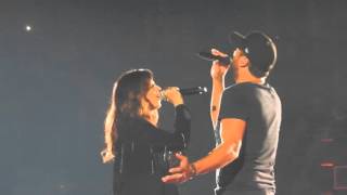 Luke Bryan & Karen Fairchild - Home Alone Tonight - Toledo, Ohio 4/14/116