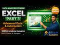 Excel for Data Analysis 2026 🔥 Part 3: Insert Tab | Charts, Tables &amp; PivotTables | SSSAM Academy 🚀