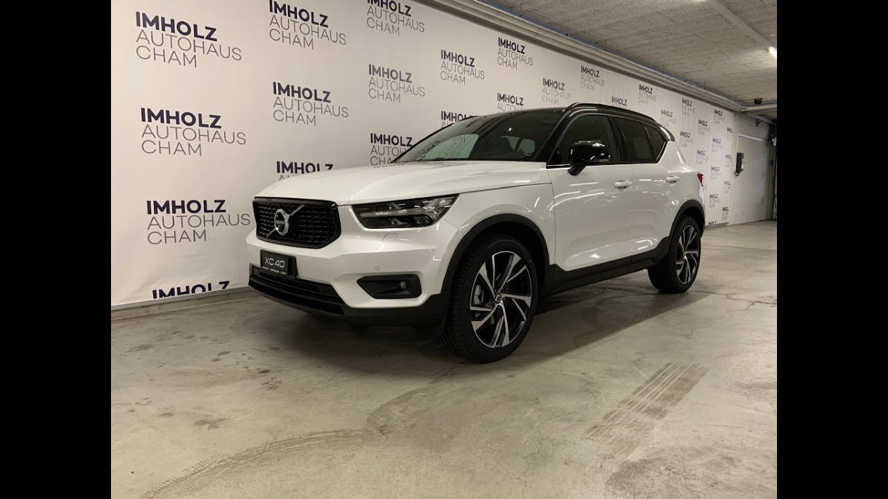 VOLVO XC40 D4 R-Design AWD  Crystal White Pearl (Weiss Metallic)