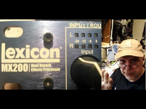 Lexicon MX200 dual reverb effects processor repair - YouTube