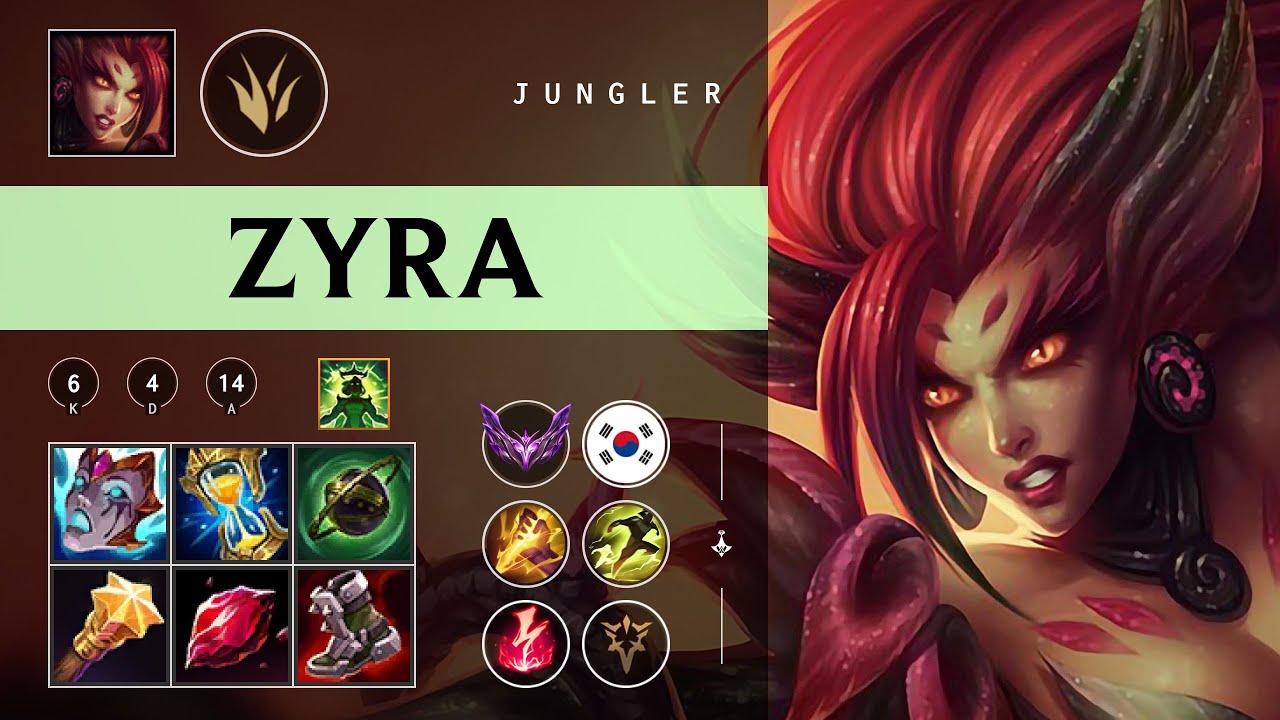 Zyra Jungle vs Viego - KR Master Patch 26.02
