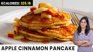 Apple Cinnamon Pancake | High Protein Easy Breakfast Recipe In Hindi | I'MWOW screenshot 4