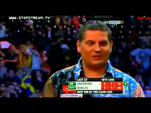Gary Anderson vs John Bowles (2013) WDC PDC AMAZING! MUST WATCH!