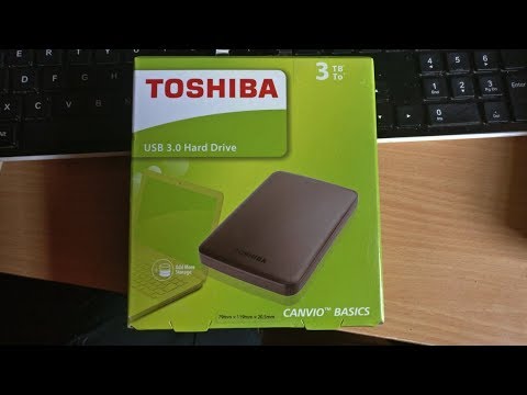 A quick unboxing of Toshiba Canvio Basics 3 TB Ext HDD | Amazon Choice | The Lazy Wanderer |