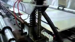 automatic 2 layer 4 lines T-bag shopping bag making machine