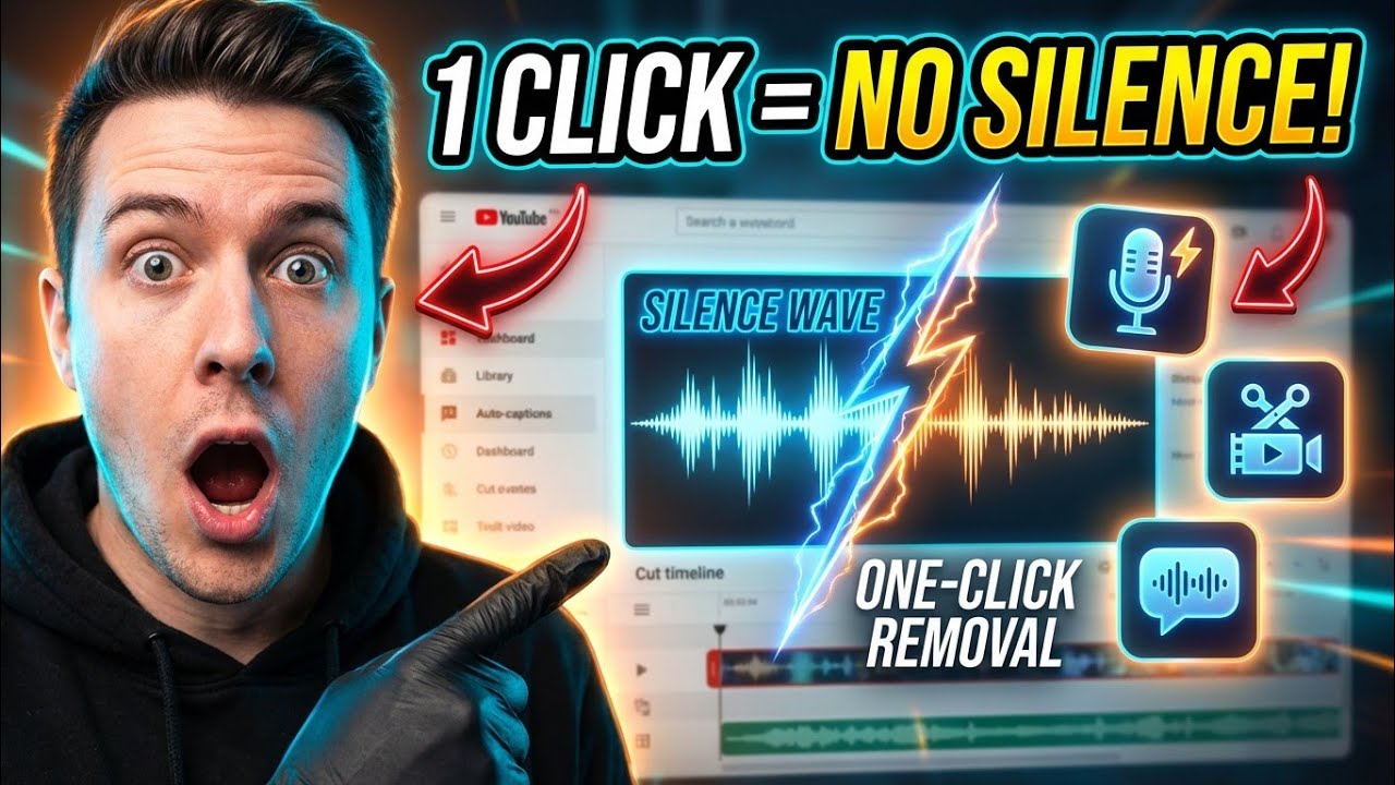 Removing Click Fast Remove Silence in One Click! FREE AI Tool for Fast Video Editing (No ...
