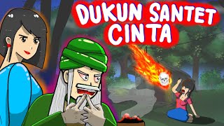 KAWIN LARI 5 - NGAKUNYA DUKUN SANTET SAKTI Tapi Kok BUDEG ? 😂 #HORORKOMEDI - Kartun Lucu Indonesia