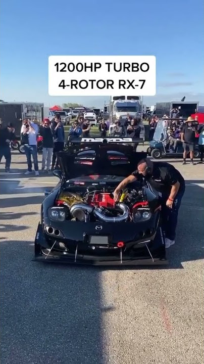 Suara Knalpot Rotor Turbo 4 Mazda RX7 1200 HP