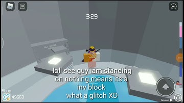 Invisible block glitch Tower of hell