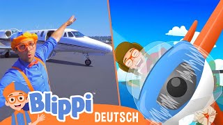 Blippi erkundet einen Privatjet | Blippi Deutsch | Abenteuer und Videos für Kinder