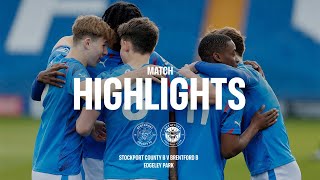 Stockport County B Vs Brentford FC B - Match Highlights - 23.04.24