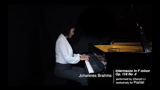 6つの小品 Op.118 第4曲 間奏曲 ヘ短調