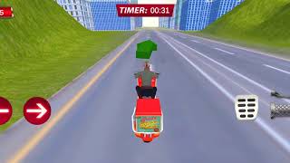 Scooty Bike Pizza Delivery Girl Simulator screenshot 3