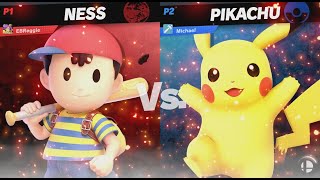 The Fruit Cup 16 -Swiss R2- King (Pikachu) VS. EBReggie (Ness) screenshot 5
