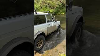 Через брод на #нива #нива4x4 #оффроуд
