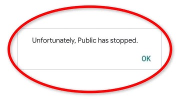 How To Fix Public Has Stopped Error - Public Indian Local Videos App Not Open Problem Android & Ios