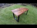 Making A Reclaimed Wood Coffee Table Timelapse Making A Reclaimed Wood Coffee Table Timelapse