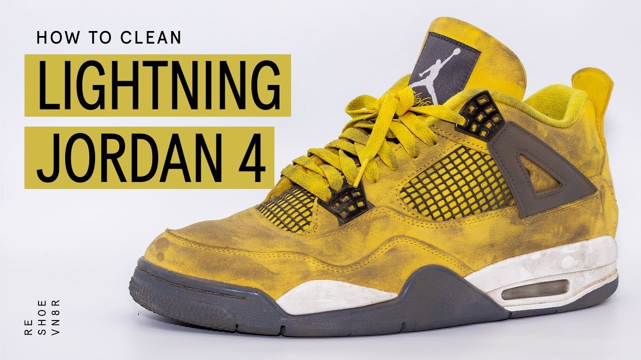 how to clean jordan 4 what the