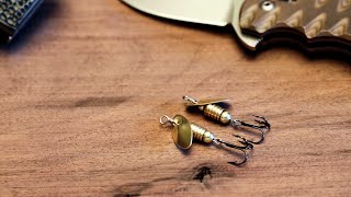 DIY inline spinners for ultralight fishing!!