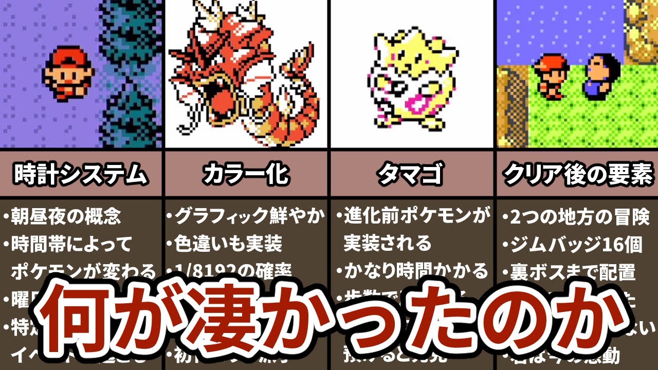 ポケモン金銀の入手困難なポケモンまとめ Youtube