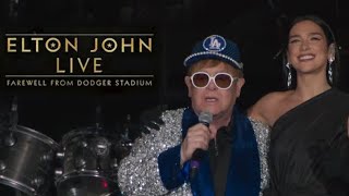 Cold Heart - Elton John & Dua Lipa in Dodger Staduim | Live HD