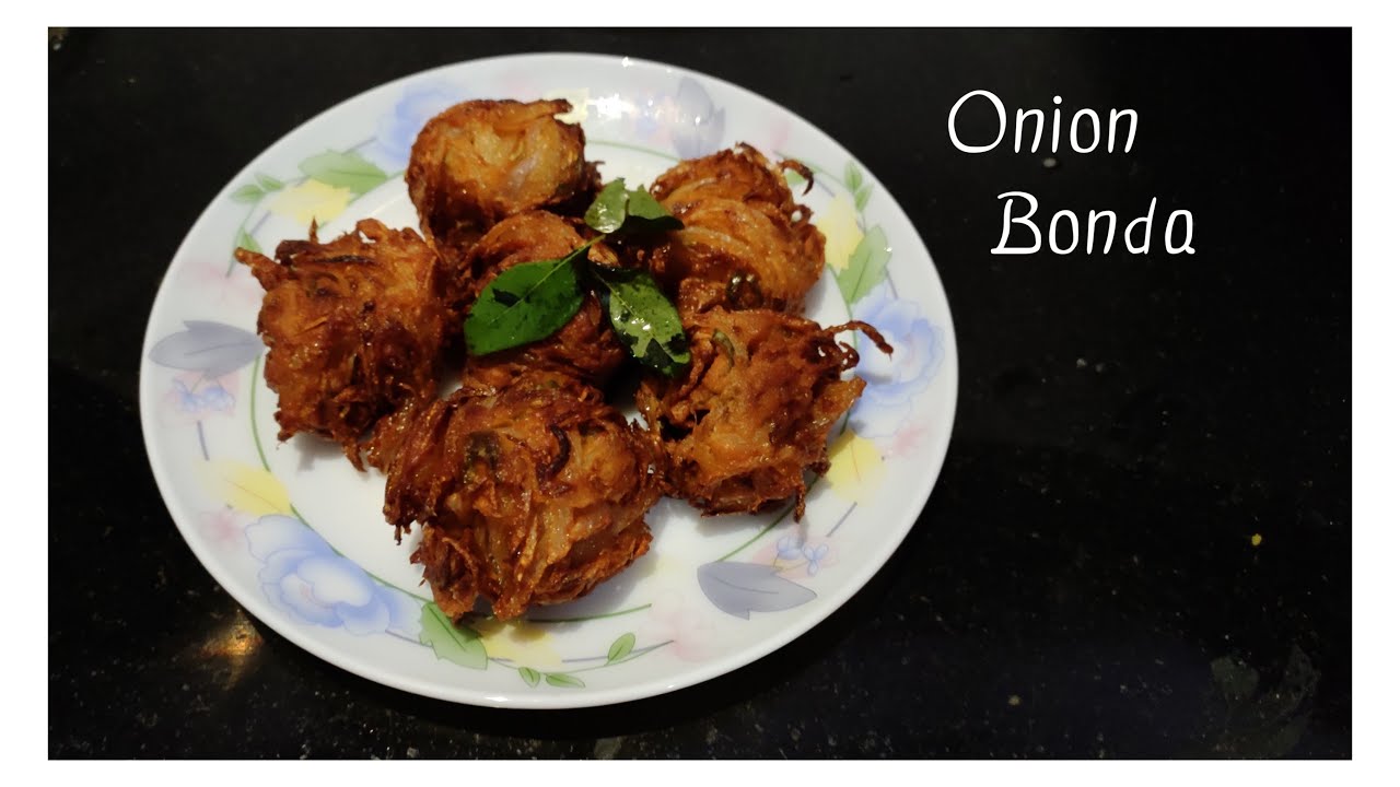 5 minutes snack recipe Onion Bonda Recipe Bonda recipeOnion Snack