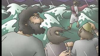 Jesus Walks on Water Bible story for kids read aloud