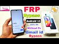 Redmi A2 Plus FRP Bypass Android 13 | New Method | Redmi A2 Plus Google Account Bypass Without Pc |