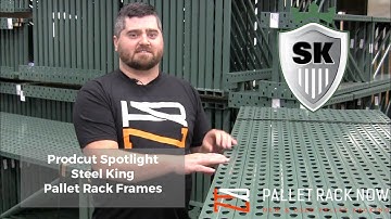 Steel King Teardrop Pallet Rack Frames - Pallet Rack Now