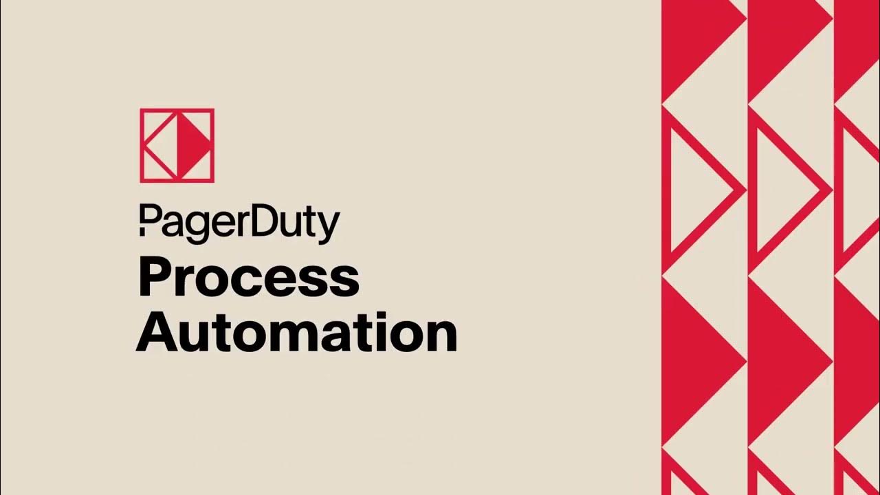 What is PagerDuty Process Automation? YouTube