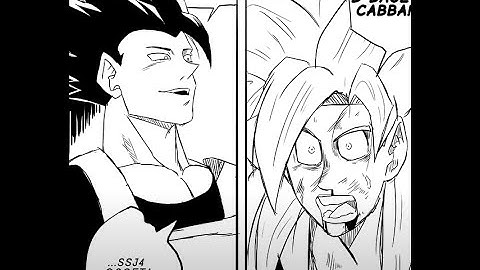 Sparking Zero Cabba vs. Super Saiyan 4 Gogeta CPU Battle