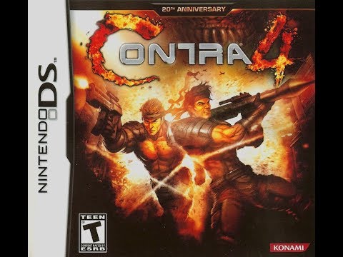 Contra 4. Nintendo DS. Walkthrough (Hard Mode, No Death)