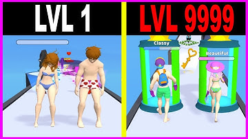 Couple Run Best Gameplay Walkthrough (New Update) Part 1 - All Levels Solutions Android IOS