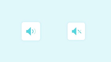 Button mute, unmute using HTML and CSS