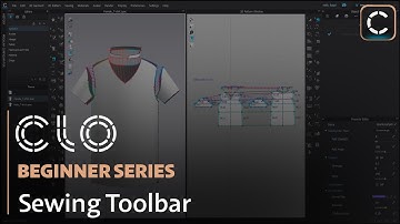 CLO3D for Beginners: Sewing Toolbar | 3D Vastra #clo3dtutorial #3dfashion #youtube #3d