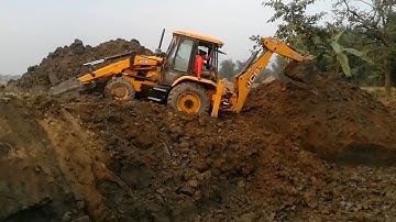 JCB 3dx Super Machne Working For Bridge Foundation Construction. Part 2 - Jcb Video