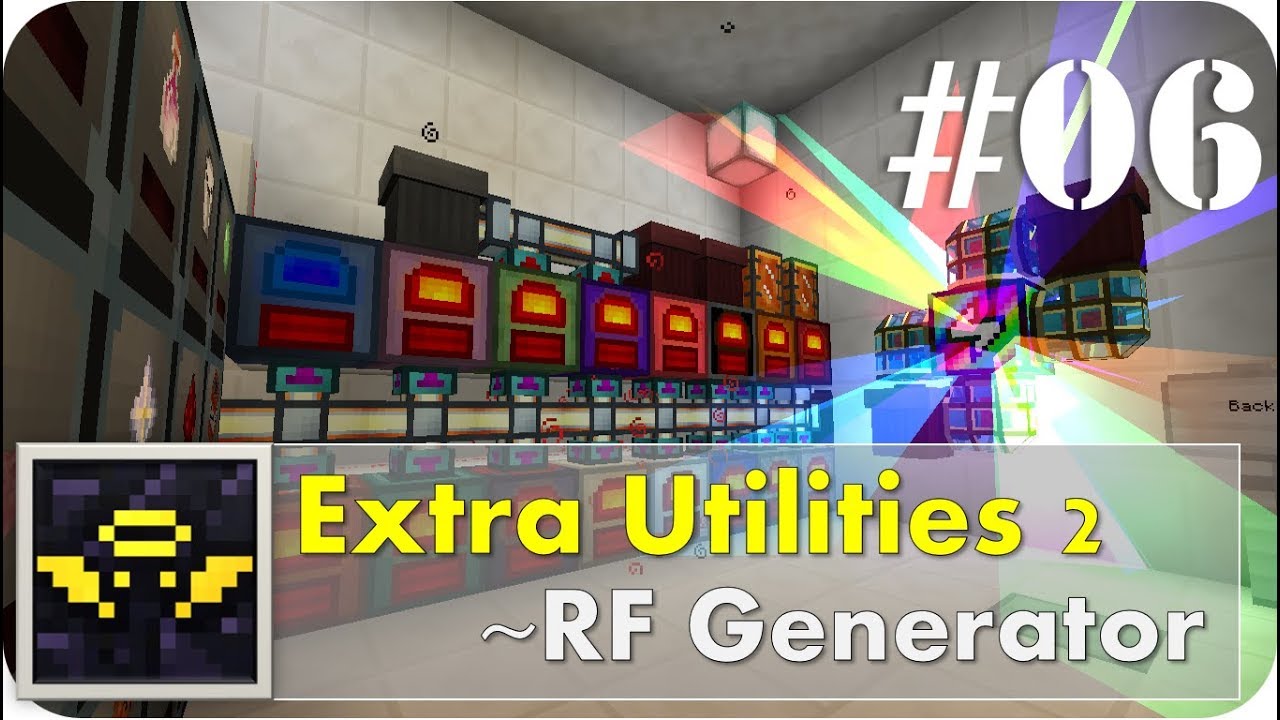 Minecraft Extra Utilities 2 解説 Part6 Rf生産装置 Youtube