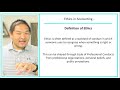 Financial Accounting - Lesson 1.12 - Ethics in Accounting