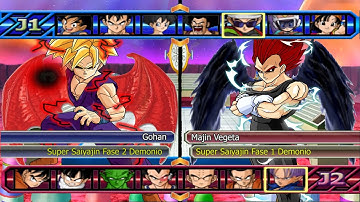Evil Teen Gohan VS Evil Vegeta | Dragon Ball Z Budokai Tenkaichi 3 Version Latino MOD
