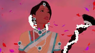 Princess Pocahontas as South Indian bride#disneyprincessassouthindianbride#disneyprincessedit#shorts
