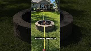 Your Fire Pit Is Too Close to Your House (Code Violation) #shorts